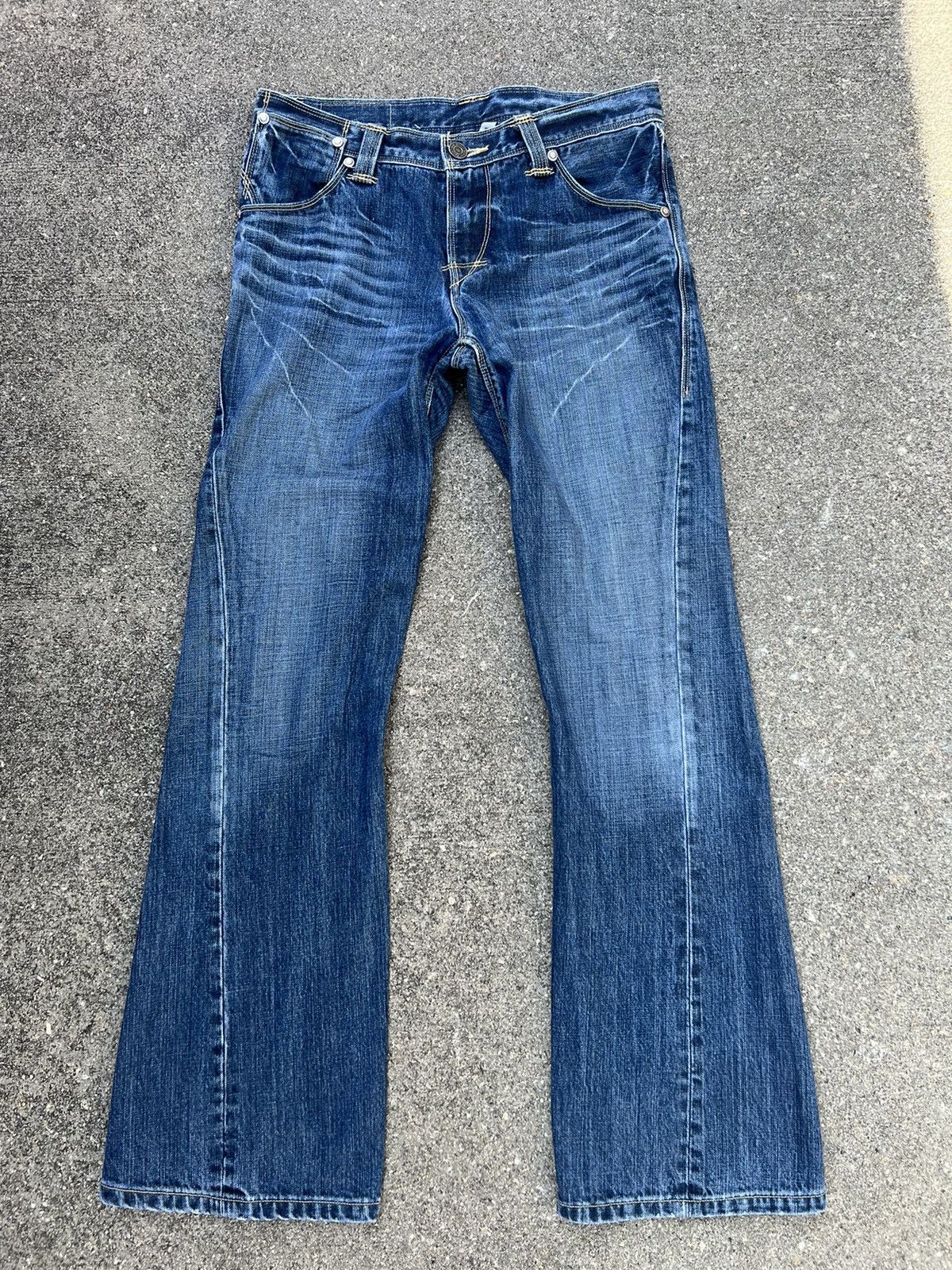 Vintage Vintage 2002 Levi’s Engineered Fade Denim Bootcut Jeans | Grailed