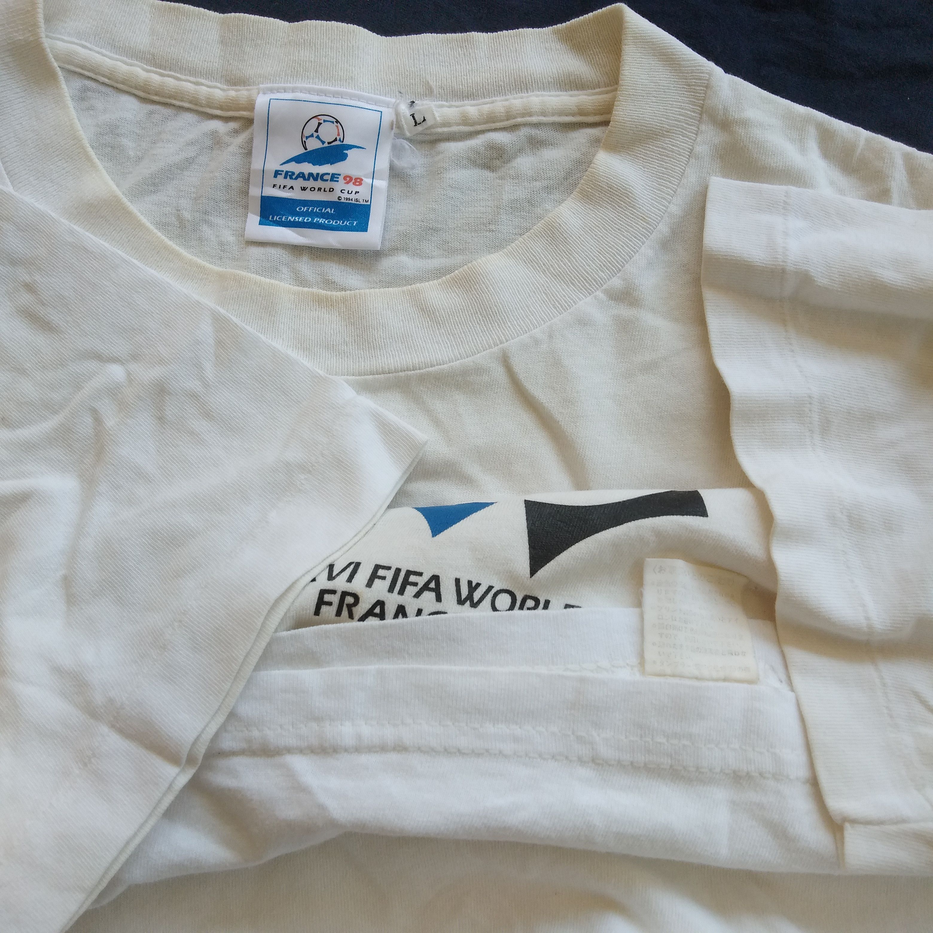 Vintage Vintage FIFA World Cup France 98 Match Schedule T-shirt Size US L / EU 52-54 / 3 - 3 Thumbnail