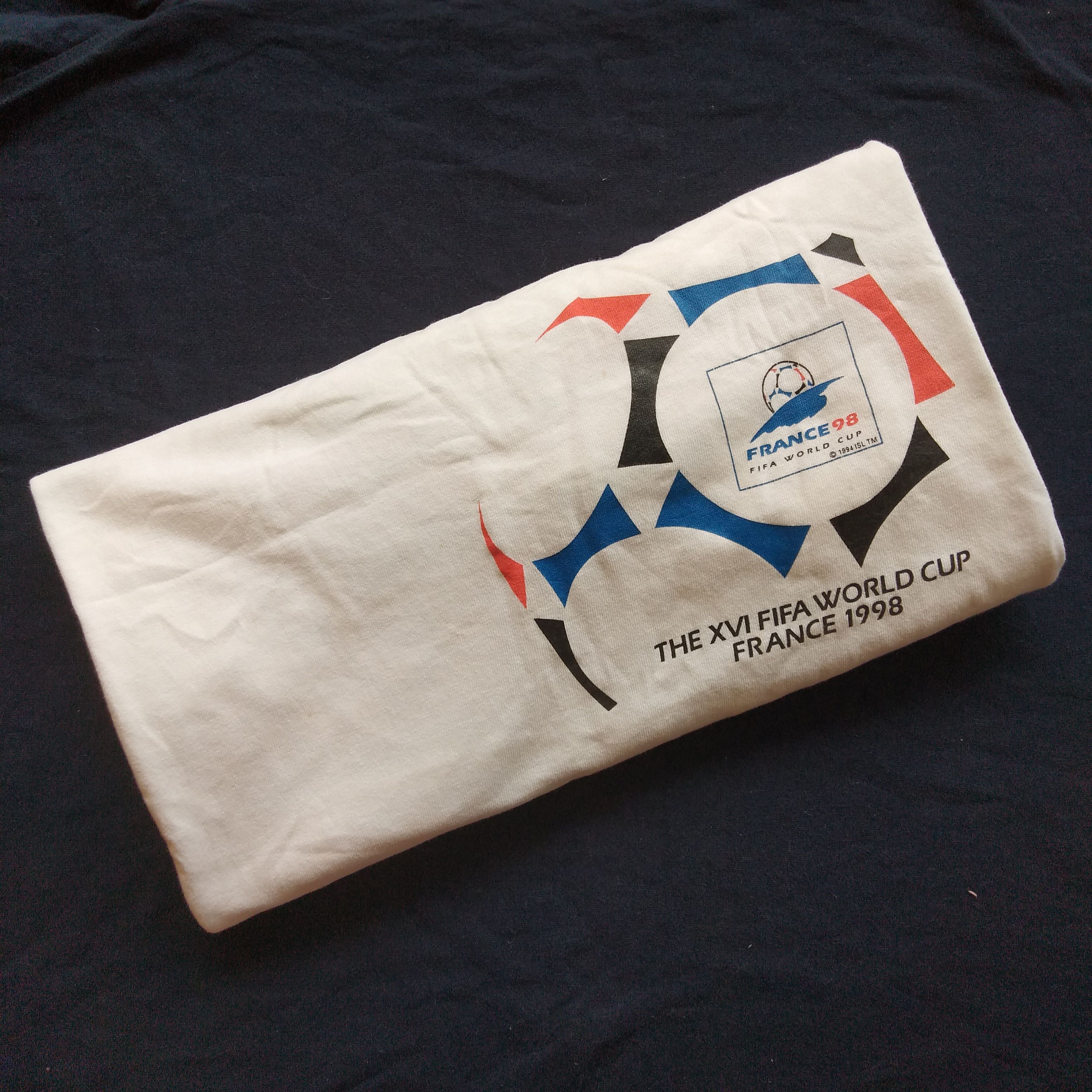 Vintage Vintage FIFA World Cup France 98 Match Schedule T-shirt Size US L / EU 52-54 / 3 - 1 Thumbnail