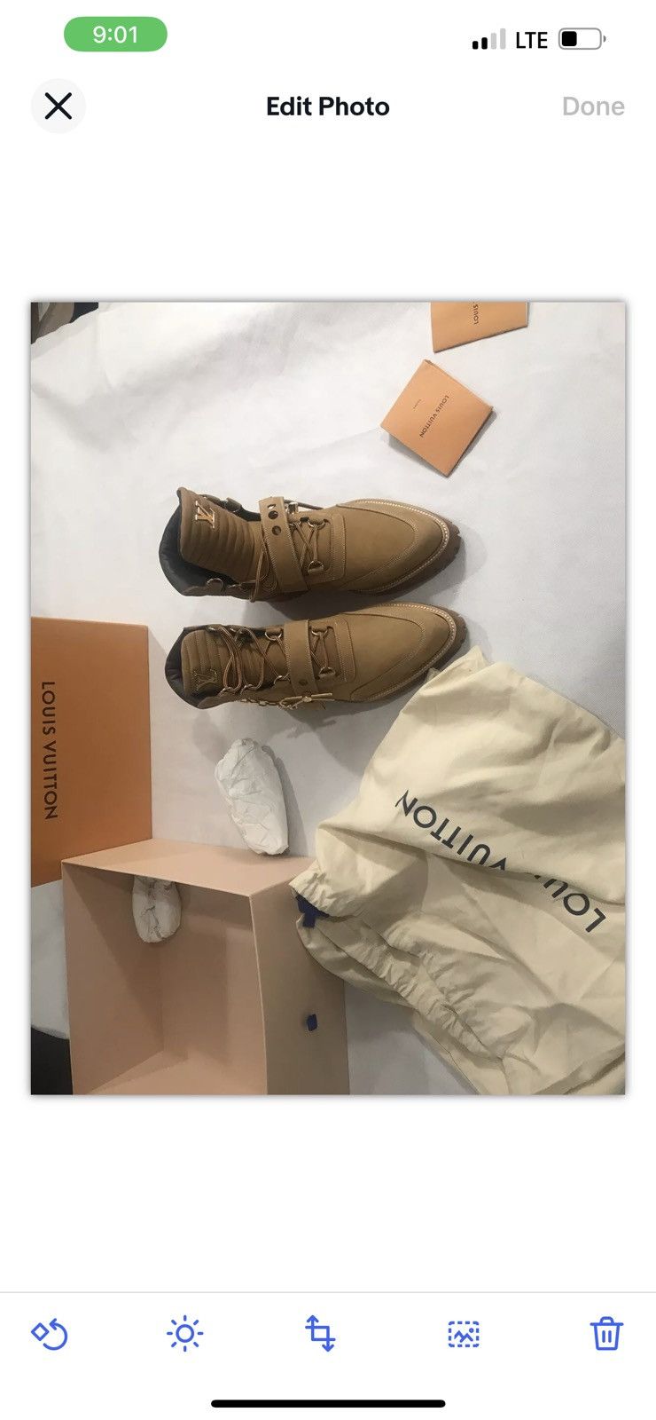 Louis Vuitton Louis Vuitton men’s Creeper boots. LV 10, US 11. Size US 11 / EU 44 - 4 Thumbnail