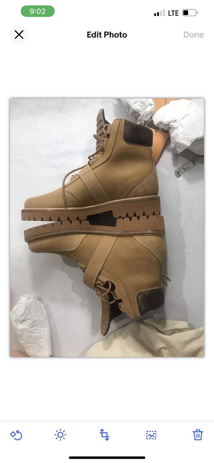 Louis Vuitton Louis Vuitton men’s Creeper boots. LV 10, US 11. Size US 11 / EU 44 - 6 Thumbnail