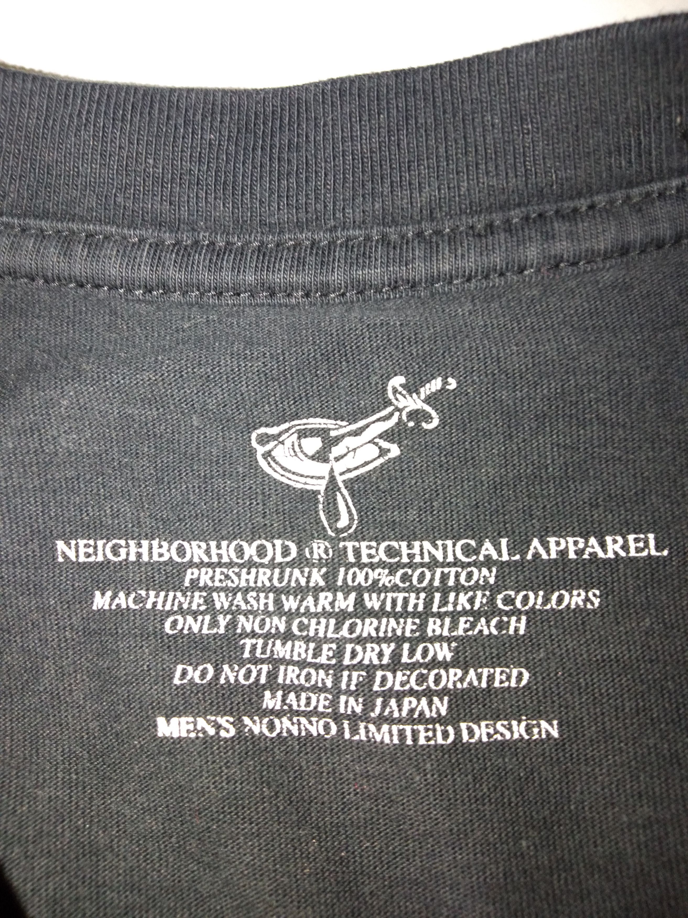 Japanese Brand NEIGHBORHOOD TECHNICAL APPAREL T-SHIRT Size US M / EU 48-50 / 2 - 4 Thumbnail