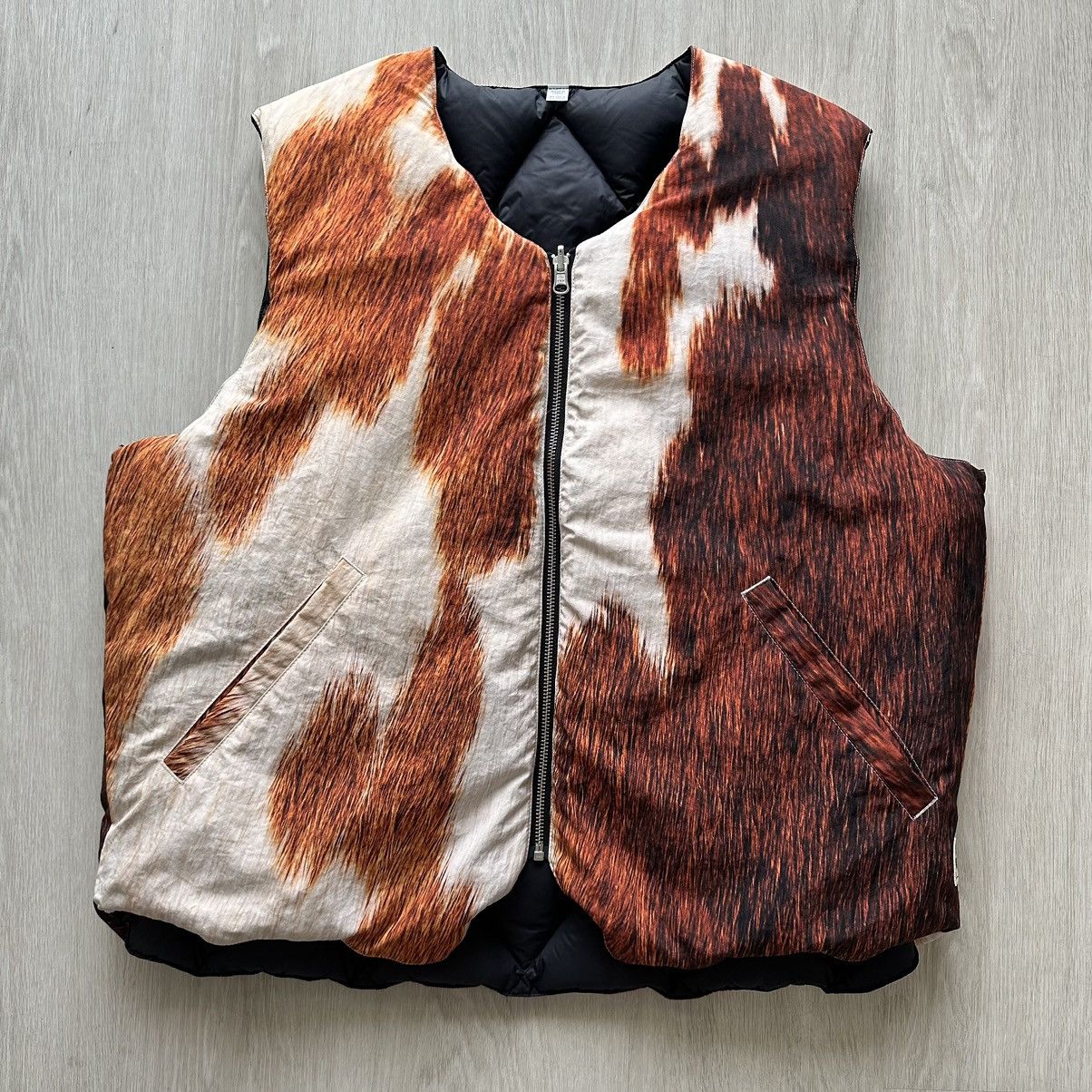 Stussy Stussy Workwear Cow Print Reversible Vest Grailed