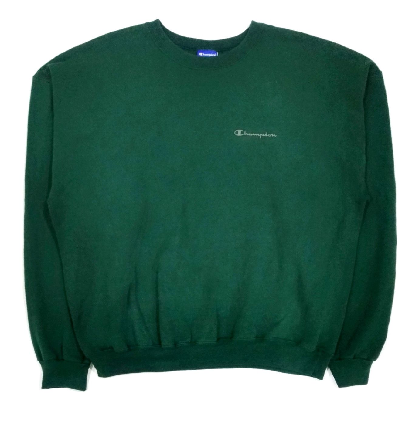 Champion × Vintage RARE! VTG Y2K CHAMPION LOGO SPELL OUT SWEATSHIRT Size US XL / EU 56 / 4 - 1 Thumbnail
