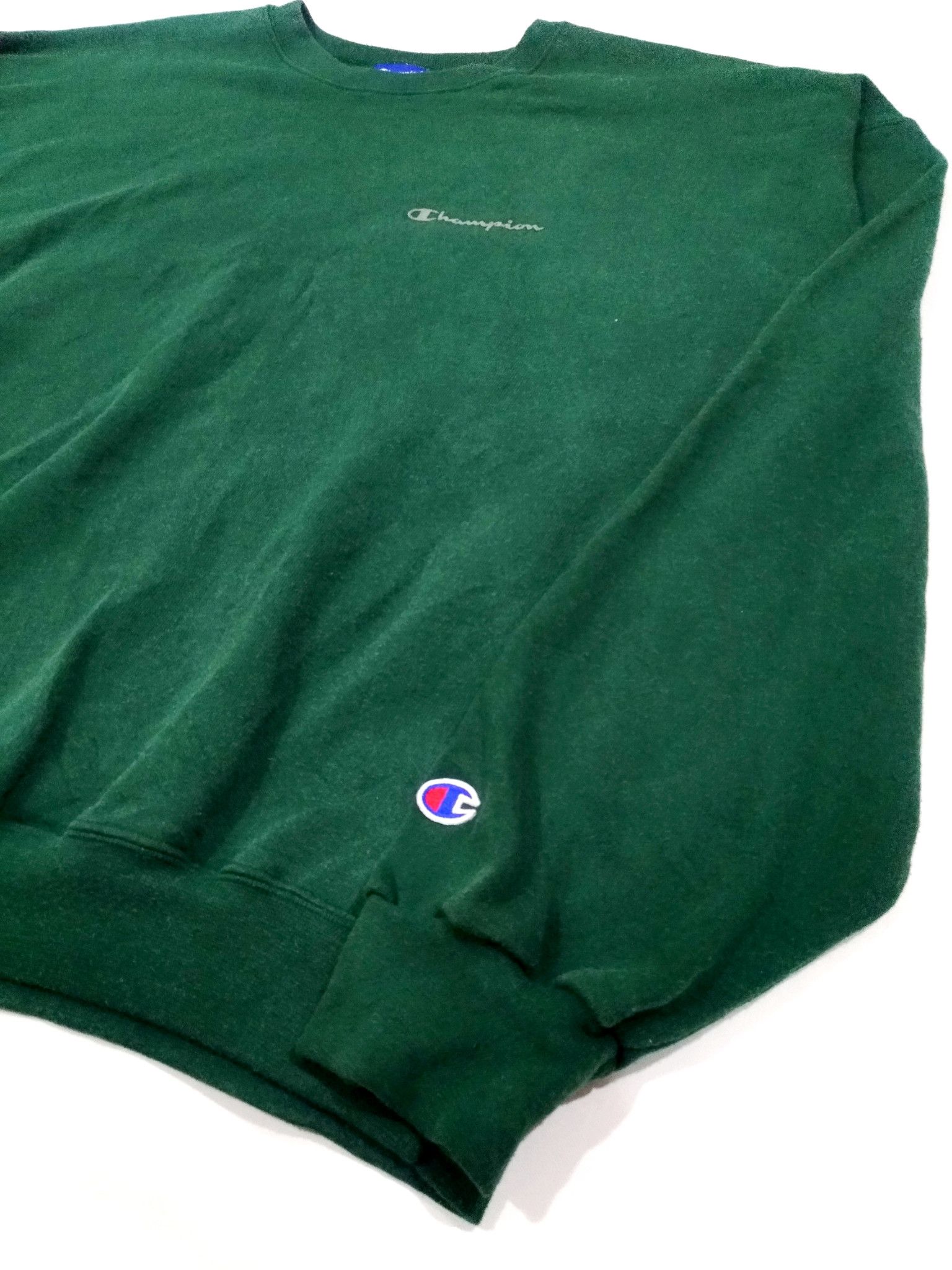Champion × Vintage RARE! VTG Y2K CHAMPION LOGO SPELL OUT SWEATSHIRT Size US XL / EU 56 / 4 - 3 Thumbnail