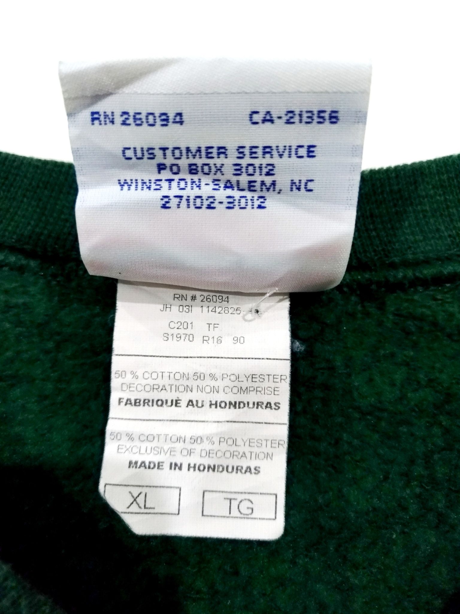 Champion × Vintage RARE! VTG Y2K CHAMPION LOGO SPELL OUT SWEATSHIRT Size US XL / EU 56 / 4 - 9 Thumbnail