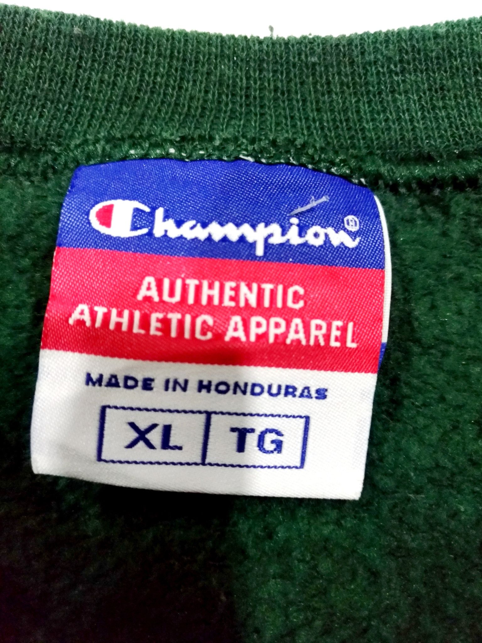 Champion × Vintage RARE! VTG Y2K CHAMPION LOGO SPELL OUT SWEATSHIRT Size US XL / EU 56 / 4 - 8 Thumbnail