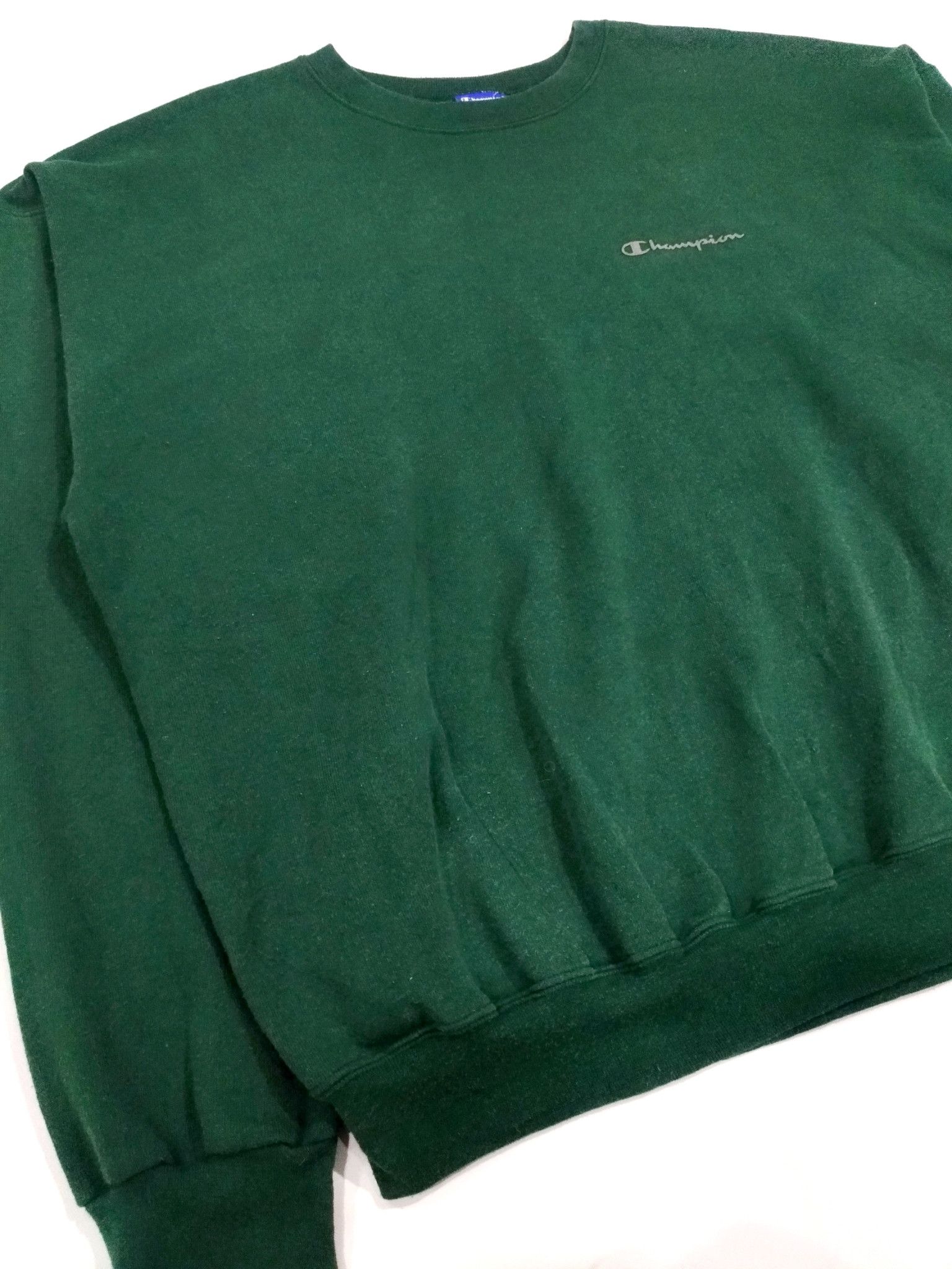 Champion × Vintage RARE! VTG Y2K CHAMPION LOGO SPELL OUT SWEATSHIRT Size US XL / EU 56 / 4 - 5 Thumbnail