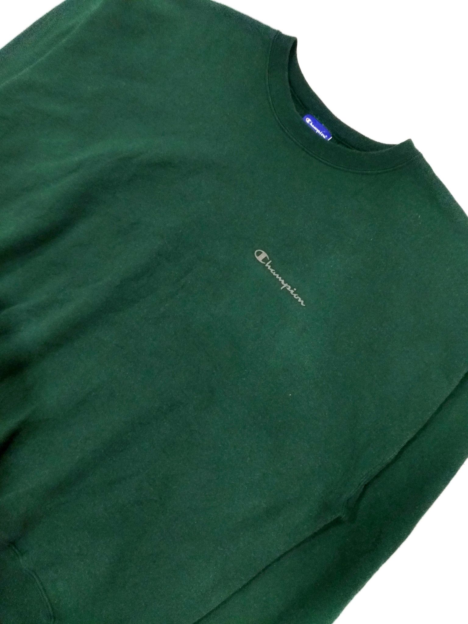 Champion × Vintage RARE! VTG Y2K CHAMPION LOGO SPELL OUT SWEATSHIRT Size US XL / EU 56 / 4 - 6 Thumbnail