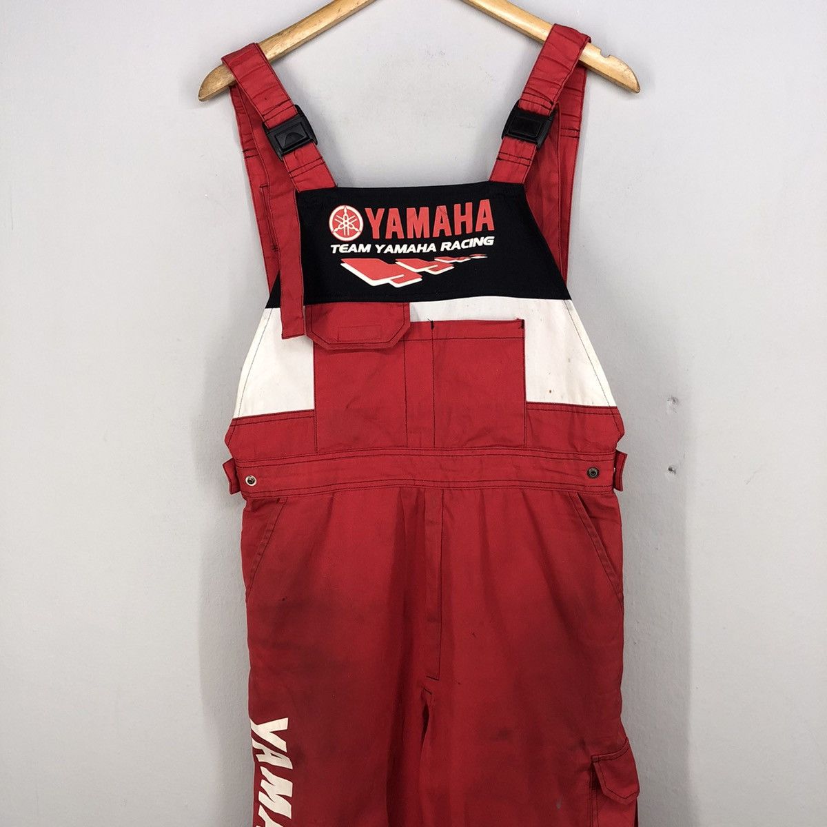 Japanese Brand 🔥RARE VINTAGE YAMAHA RACING TEAM STAFF Size US 33 - 3 Thumbnail