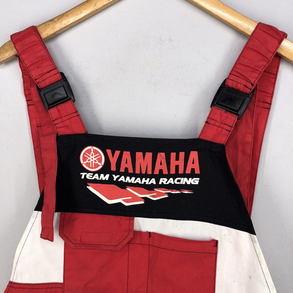 Japanese Brand 🔥RARE VINTAGE YAMAHA RACING TEAM STAFF Size US 33 - 6 Thumbnail