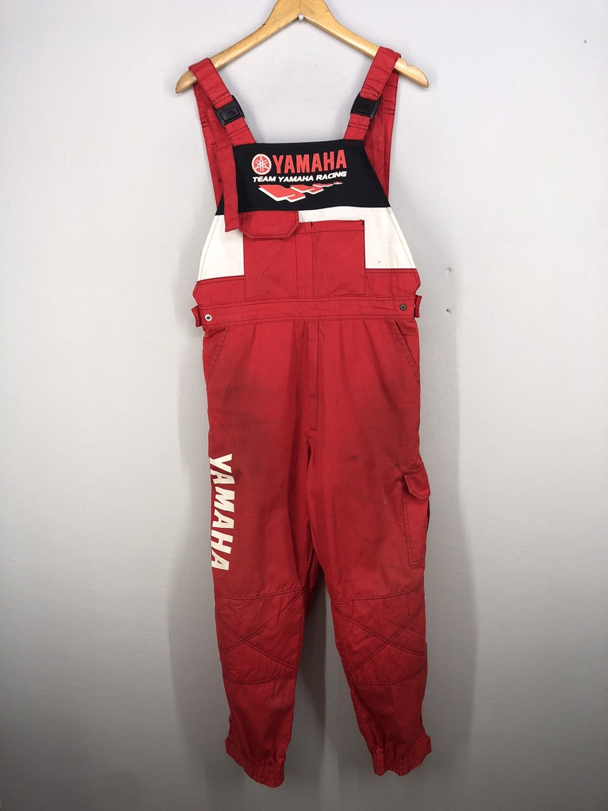 Japanese Brand 🔥RARE VINTAGE YAMAHA RACING TEAM STAFF Size US 33 - 1 Thumbnail