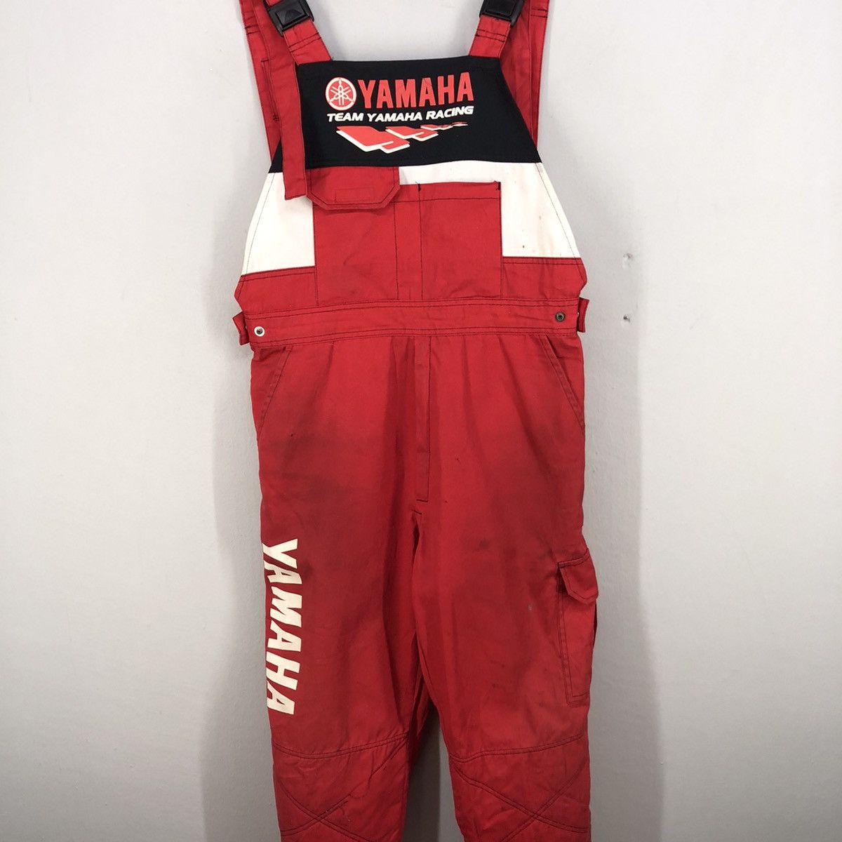 Japanese Brand 🔥RARE VINTAGE YAMAHA RACING TEAM STAFF Size US 33 - 2 Thumbnail