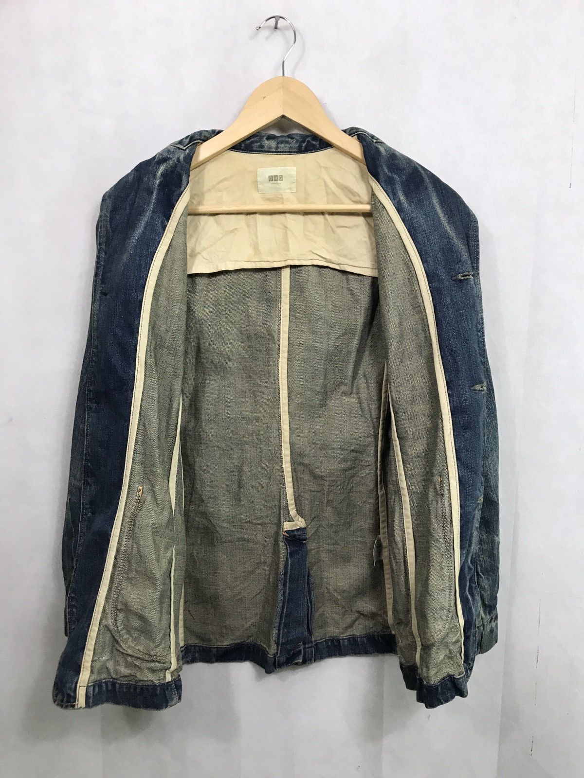 Indigo × Japanese Brand 🔥Rare vintage domingo chore washed jacket made in japan Size US S / EU 44-46 / 1 - 9 Thumbnail