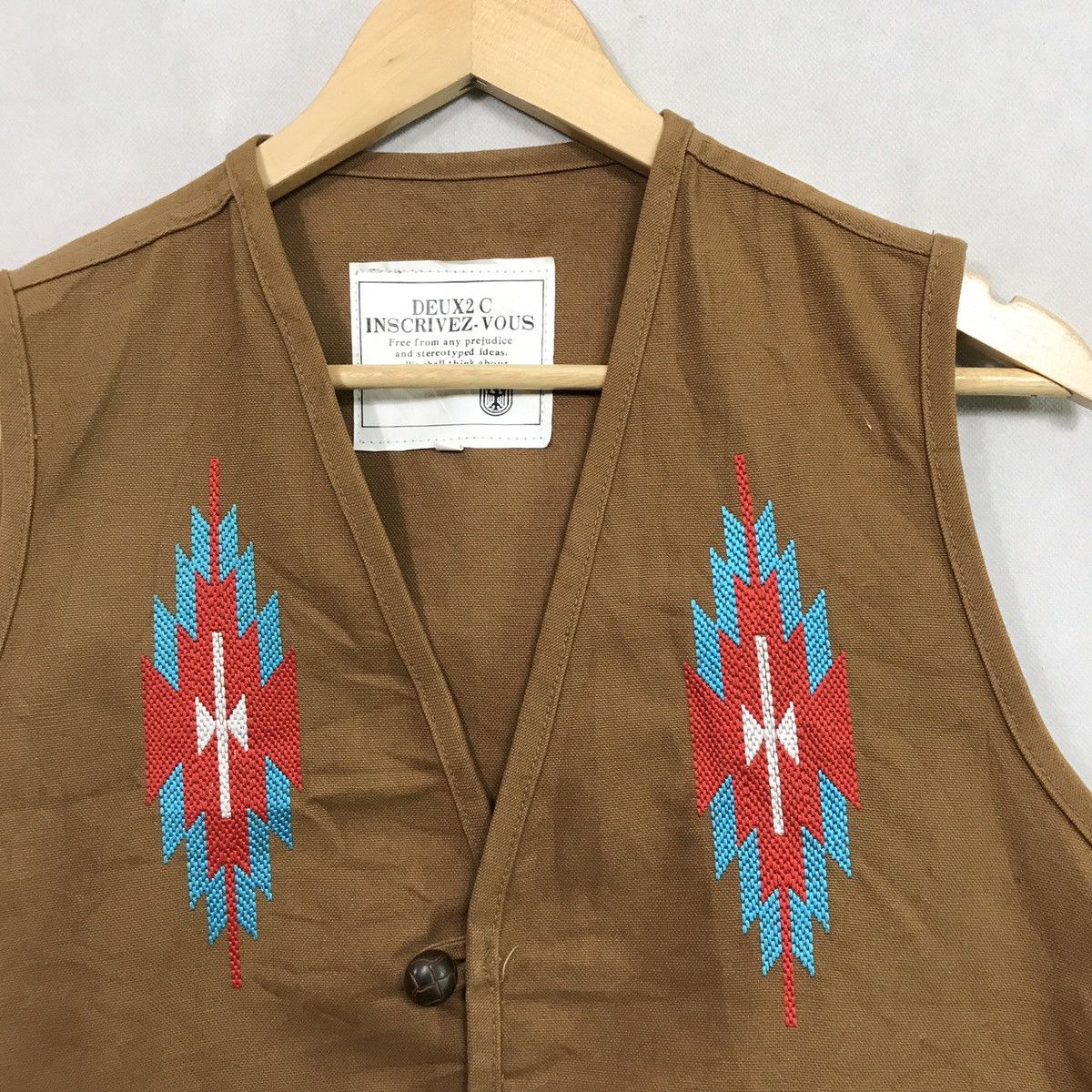 Designer × Japanese Brand 🔥FINAL DROP🔥DEUX2 C INSCRIVEZ VOUS NATIVE DARK BROWN Size US L / EU 52-54 / 3 - 3 Thumbnail