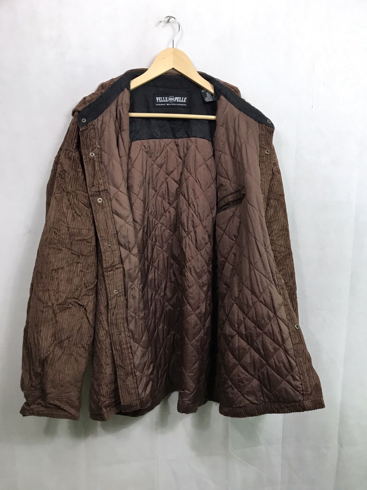 Marc Buchanan 🔊🔥FINAL DROP🔥BROWN CORDUROY QUILTED JACKET Size US XL / EU 56 / 4 - 6 Thumbnail