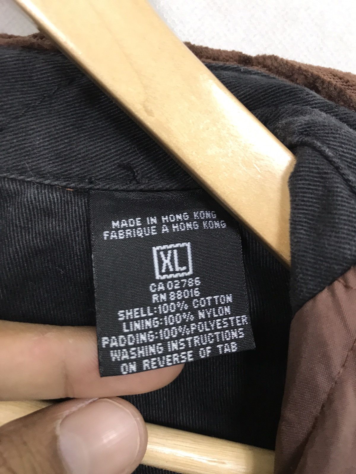 Marc Buchanan 🔊🔥FINAL DROP🔥BROWN CORDUROY QUILTED JACKET Size US XL / EU 56 / 4 - 8 Thumbnail