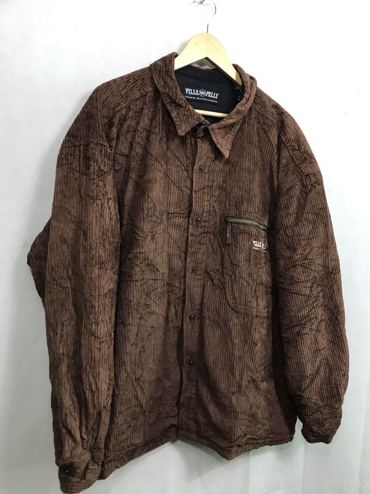 Marc Buchanan 🔊🔥FINAL DROP🔥BROWN CORDUROY QUILTED JACKET Size US XL / EU 56 / 4 - 3 Thumbnail