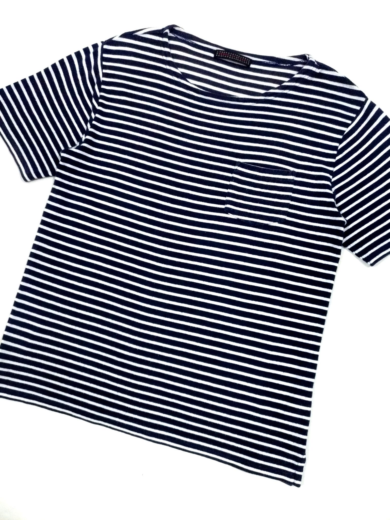Japanese Brand × URBAN RESEARCH DOORS RARE! SENSE OF PLACE by URBAN RESEARCH STRIPES TEE Size US M / EU 48-50 / 2 - 3 Thumbnail