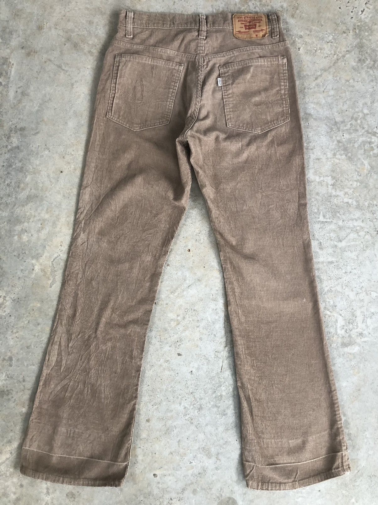 If Six Was Nine Vintage 80’s Levi’s Corduroy Pants Flared Jeans 517 Size US 31 - 2 Thumbnail