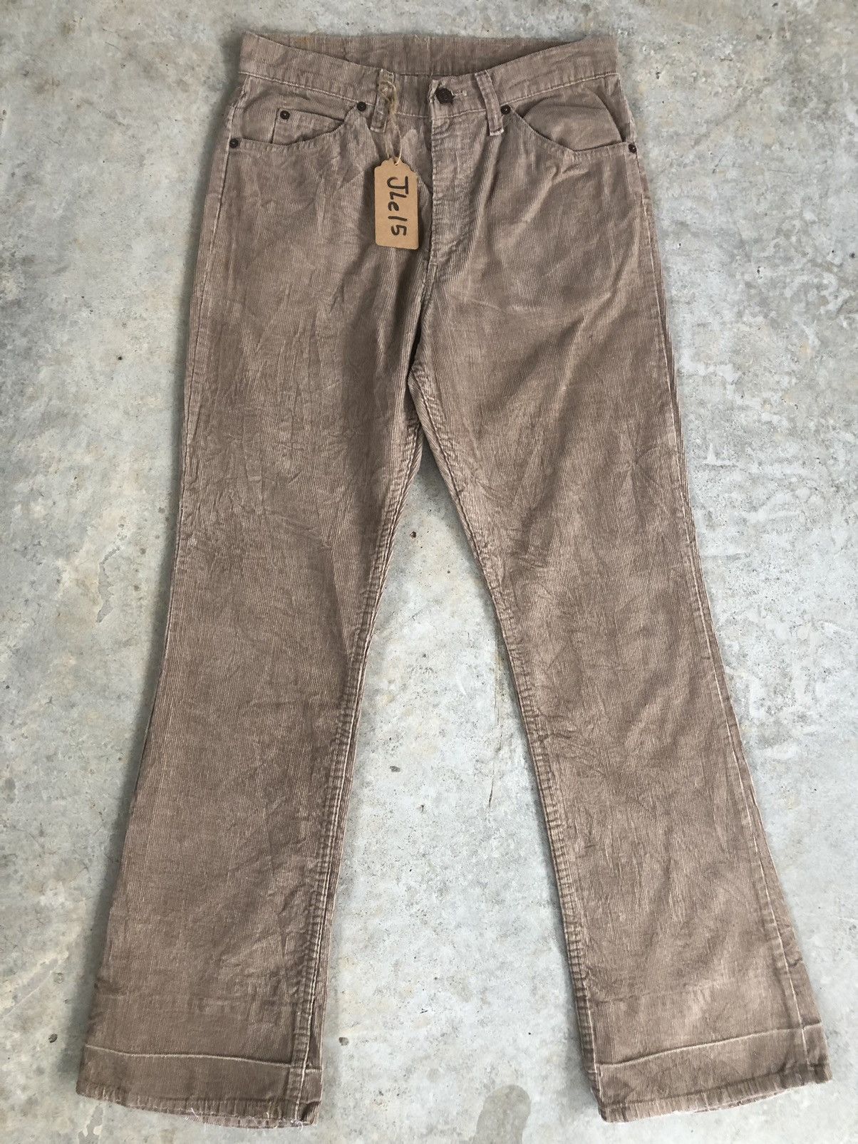 If Six Was Nine Vintage 80’s Levi’s Corduroy Pants Flared Jeans 517 Size US 31 - 1 Thumbnail