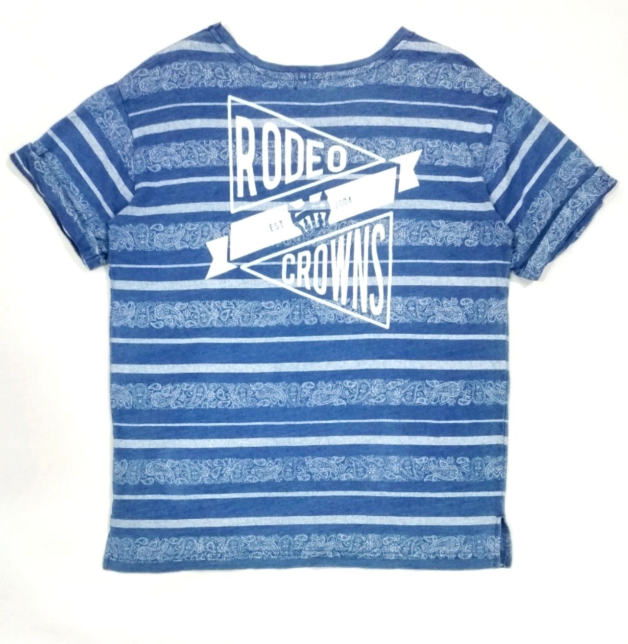 Japanese Brand RARE! RODEO CROWNS BANDANA T-SHIRT Size US L / EU 52-54 / 3 - 1 Thumbnail