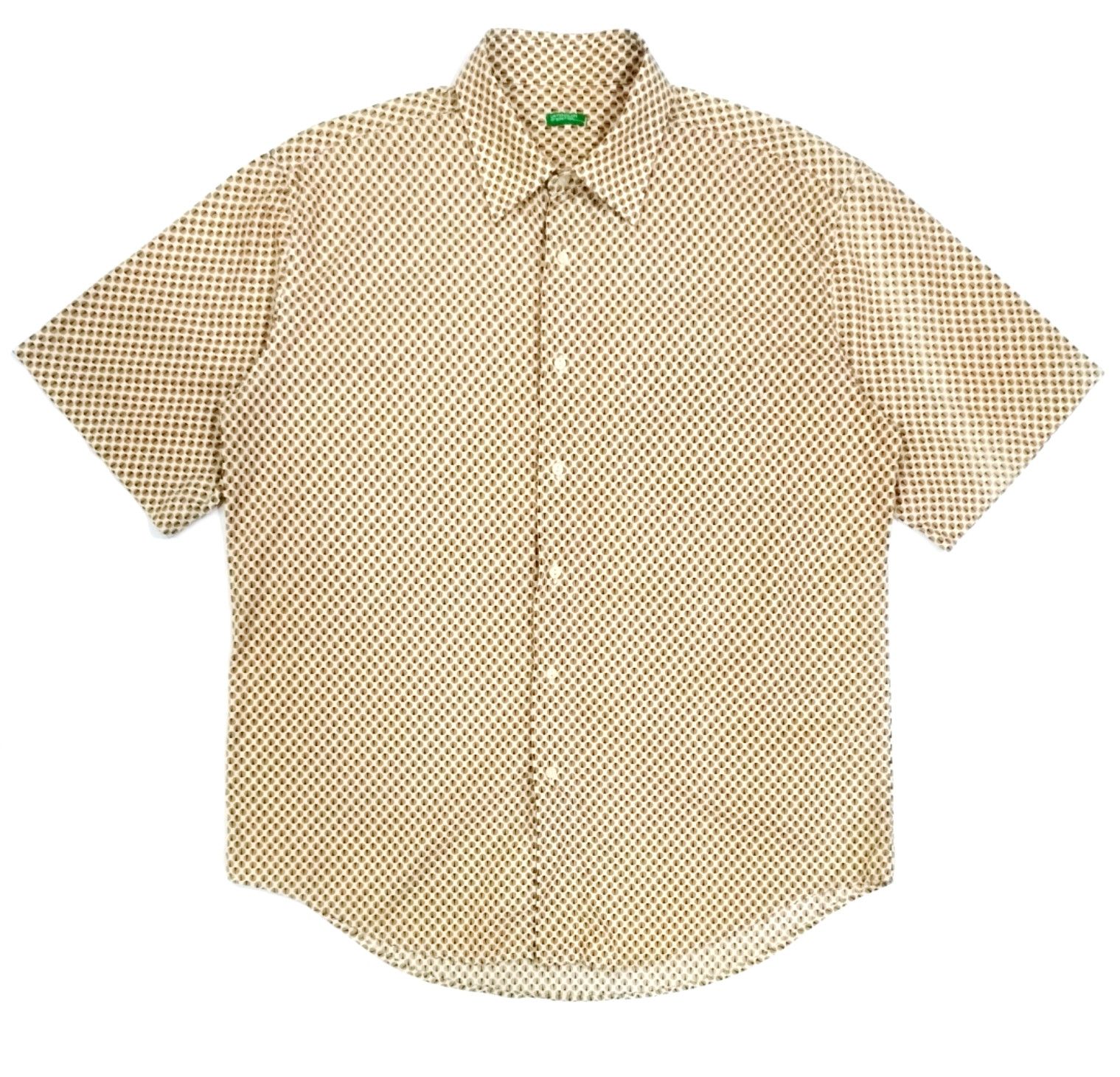 Benetton × Designer × United Colors Of Benetton UNITED COLORS OF BENETTON RETRO STYLE POLKA DOT SHIRT Size US L / EU 52-54 / 3 - 1 Thumbnail