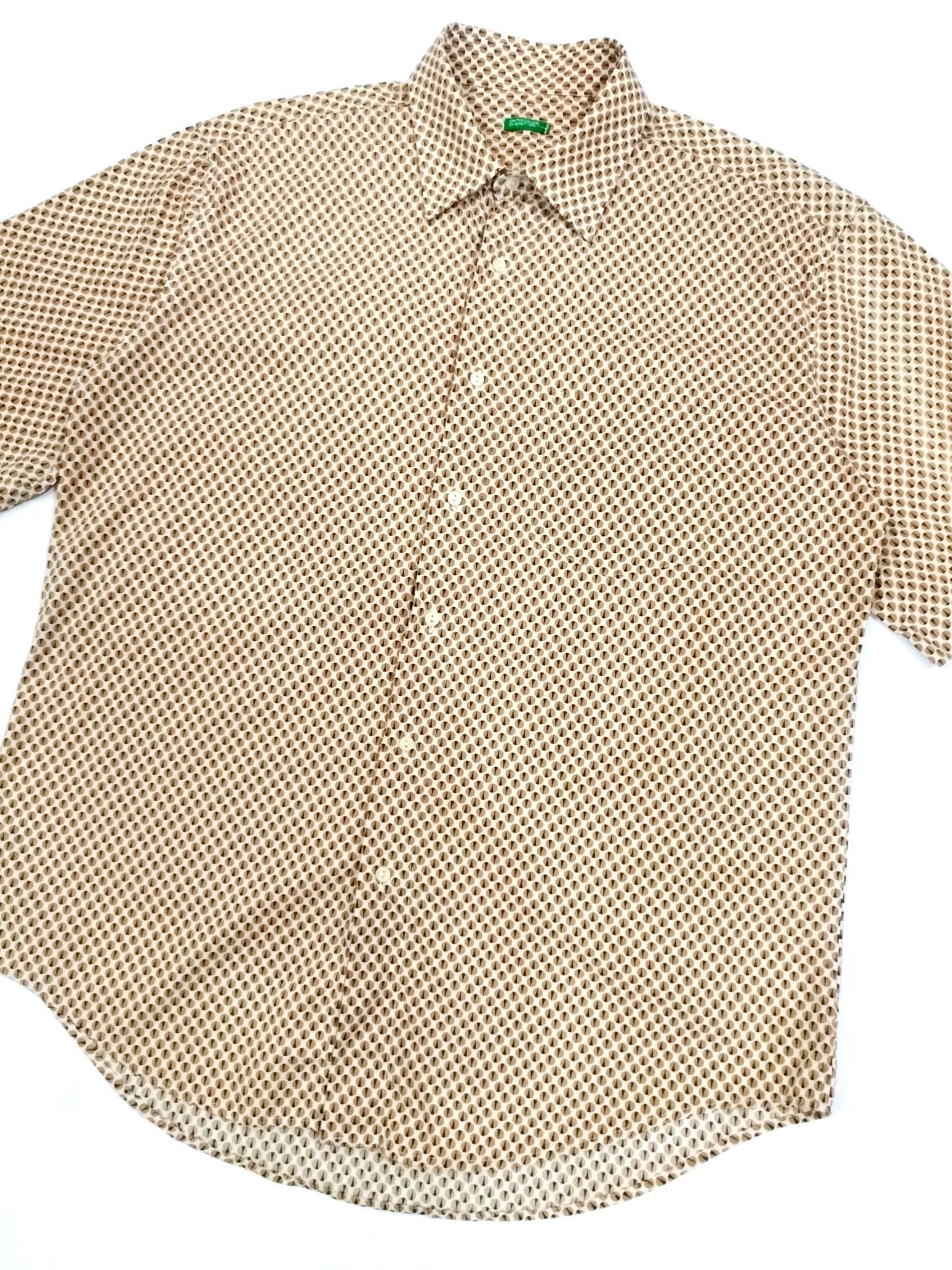 Benetton × Designer × United Colors Of Benetton UNITED COLORS OF BENETTON RETRO STYLE POLKA DOT SHIRT Size US L / EU 52-54 / 3 - 3 Thumbnail