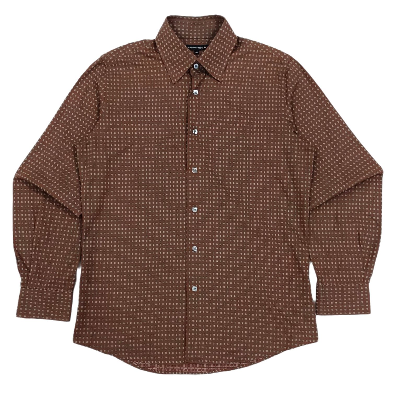 ANTONIO MIRO × Designer RARE! ANTONIO MIRO DESIGNER SMART DAPPER L/SLEEVE Size US M / EU 48-50 / 2 - 1 Thumbnail