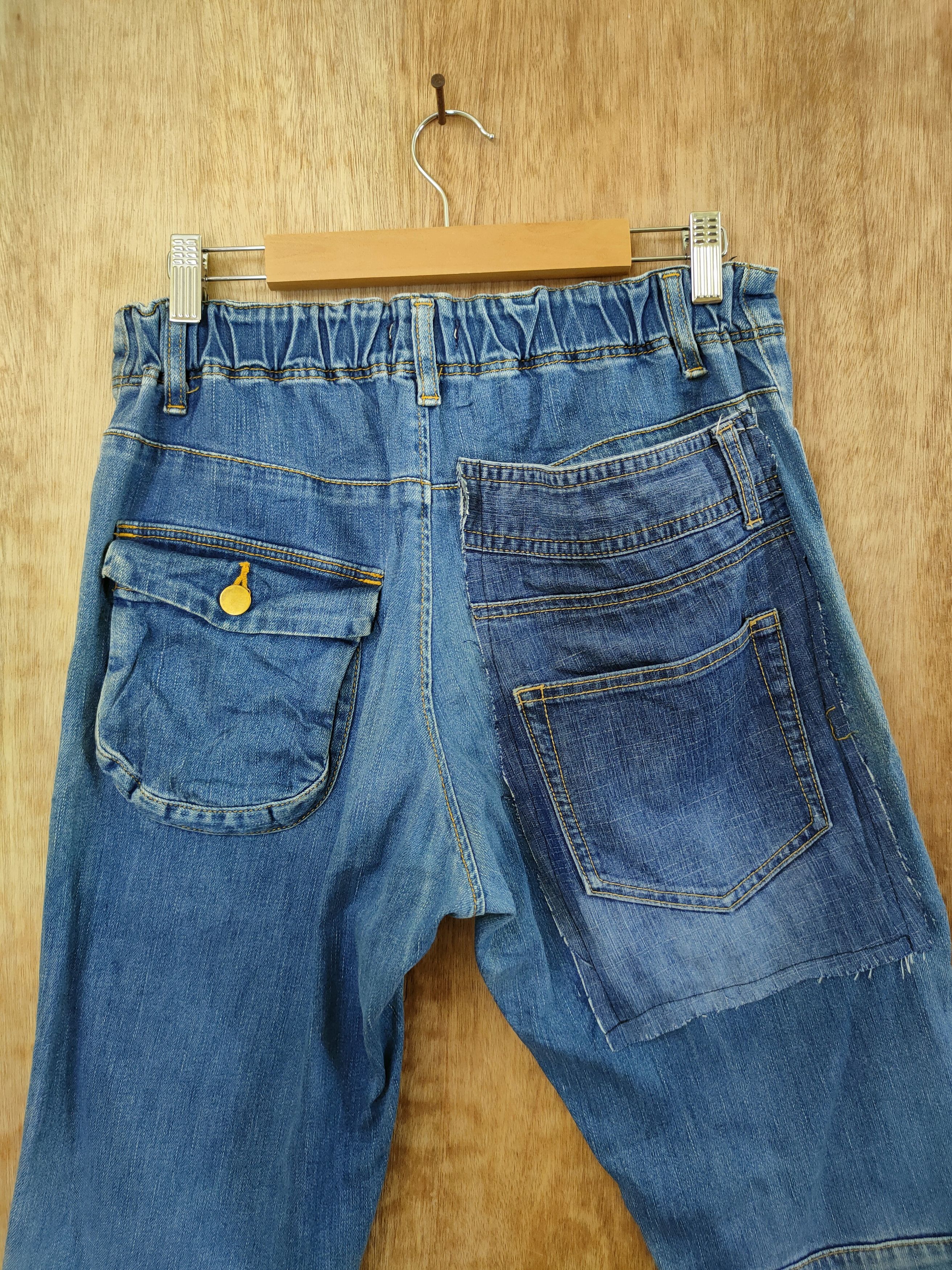 Issey Miyake Plantation issey miyake patchwork cropped denim #46-812 Size US 30 / EU 46 - 9 Thumbnail
