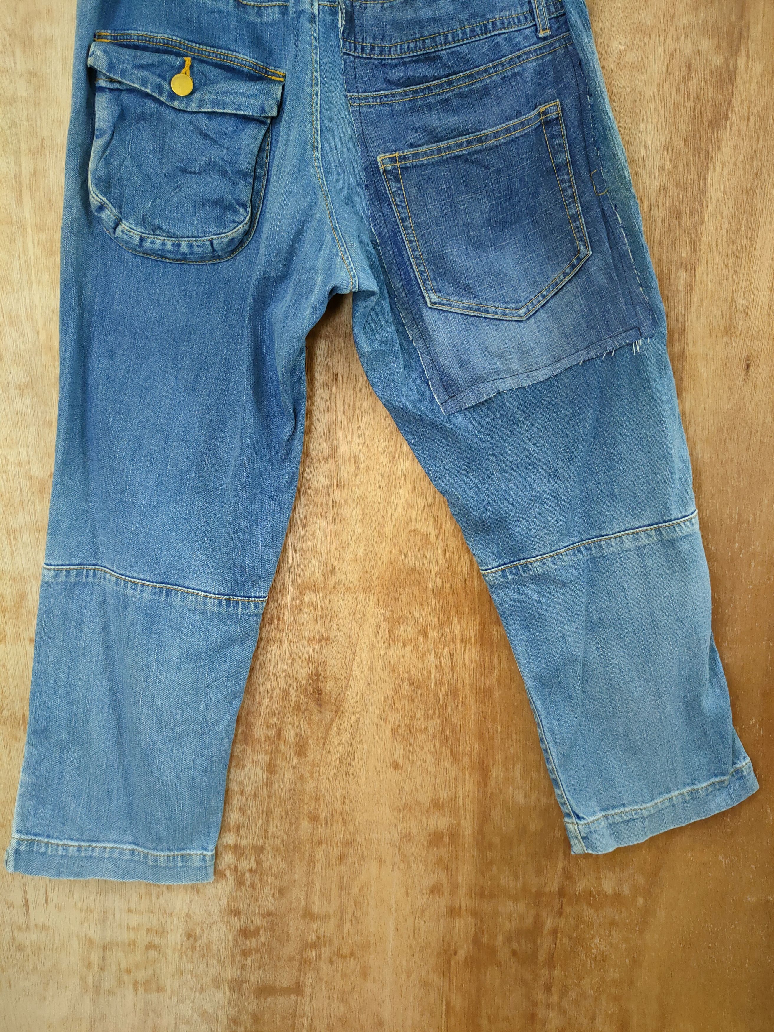 Issey Miyake Plantation issey miyake patchwork cropped denim #46-812 Size US 30 / EU 46 - 8 Thumbnail