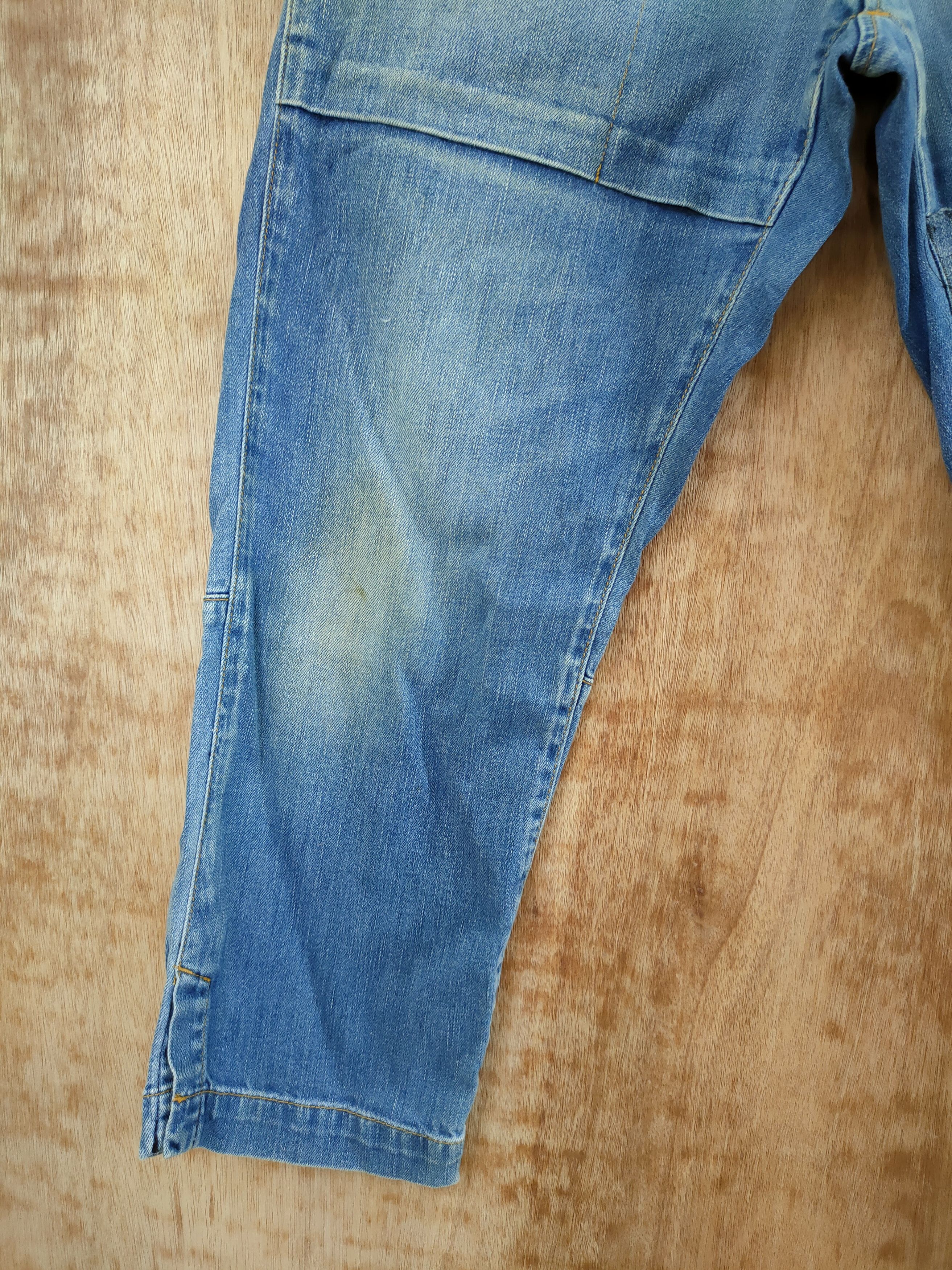 Issey Miyake Plantation issey miyake patchwork cropped denim #46-812 Size US 30 / EU 46 - 2 Thumbnail