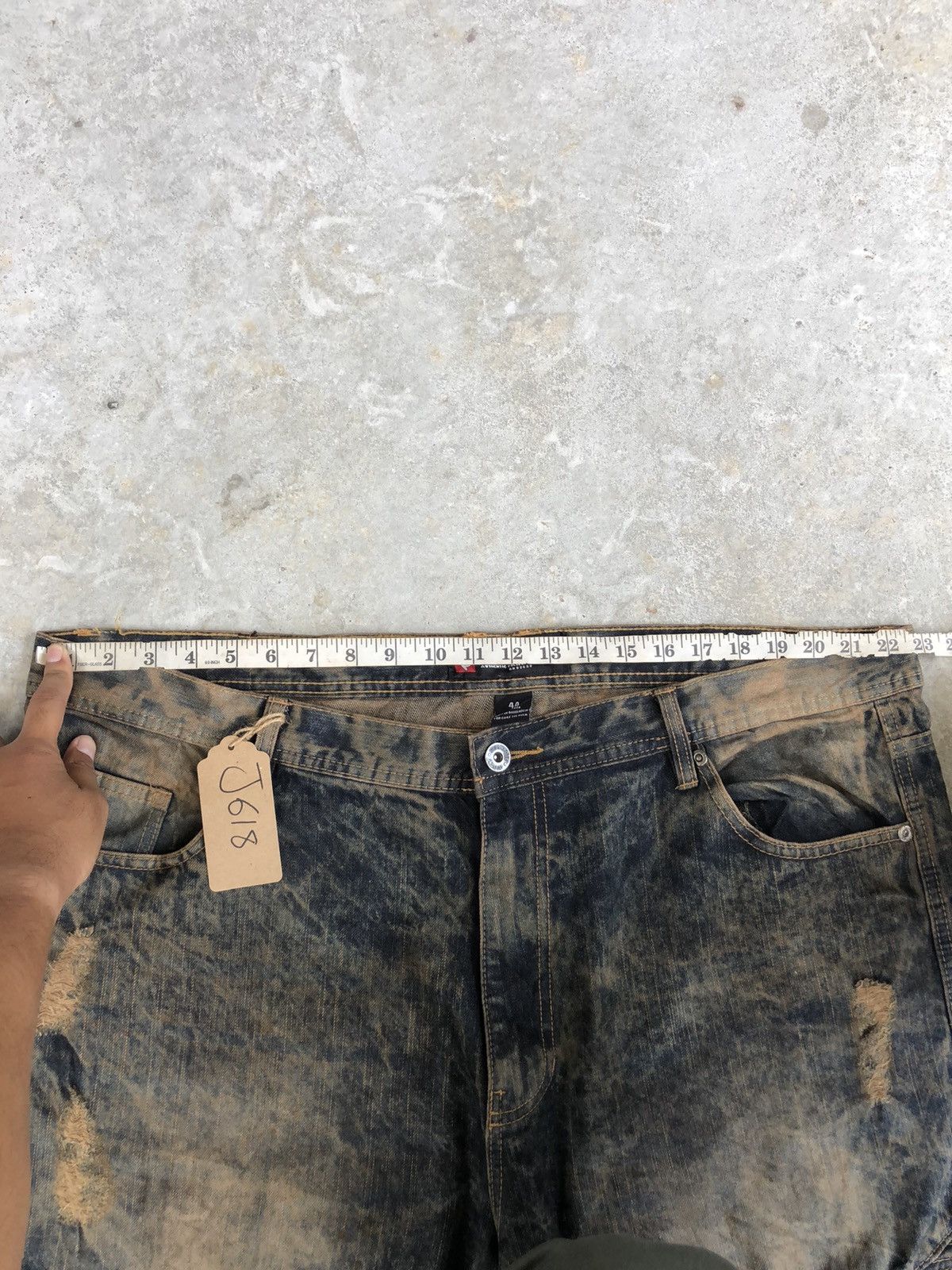 Southpole Southpole Mudwash Distressed Bikers Baggy Jeans Hip hop Size US 44 / EU 60 - 18 Thumbnail