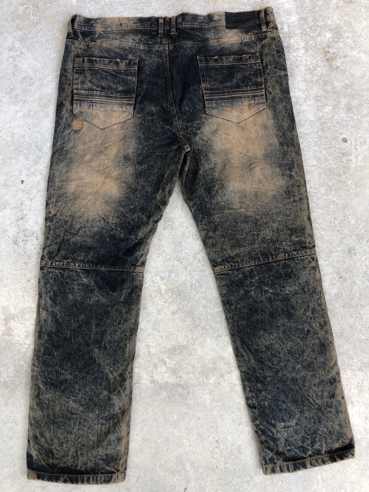 Southpole Southpole Mudwash Distressed Bikers Baggy Jeans Hip hop Size US 44 / EU 60 - 2 Thumbnail