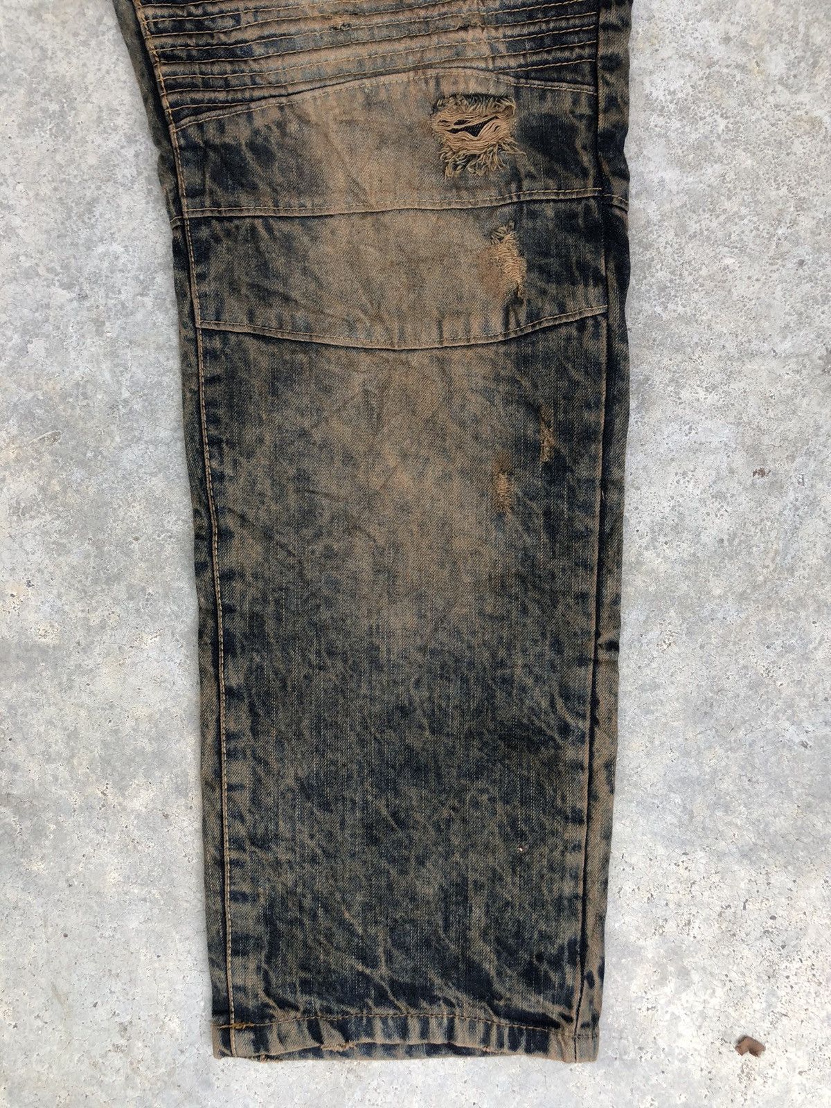 Southpole Southpole Mudwash Distressed Bikers Baggy Jeans Hip hop Size US 44 / EU 60 - 7 Thumbnail