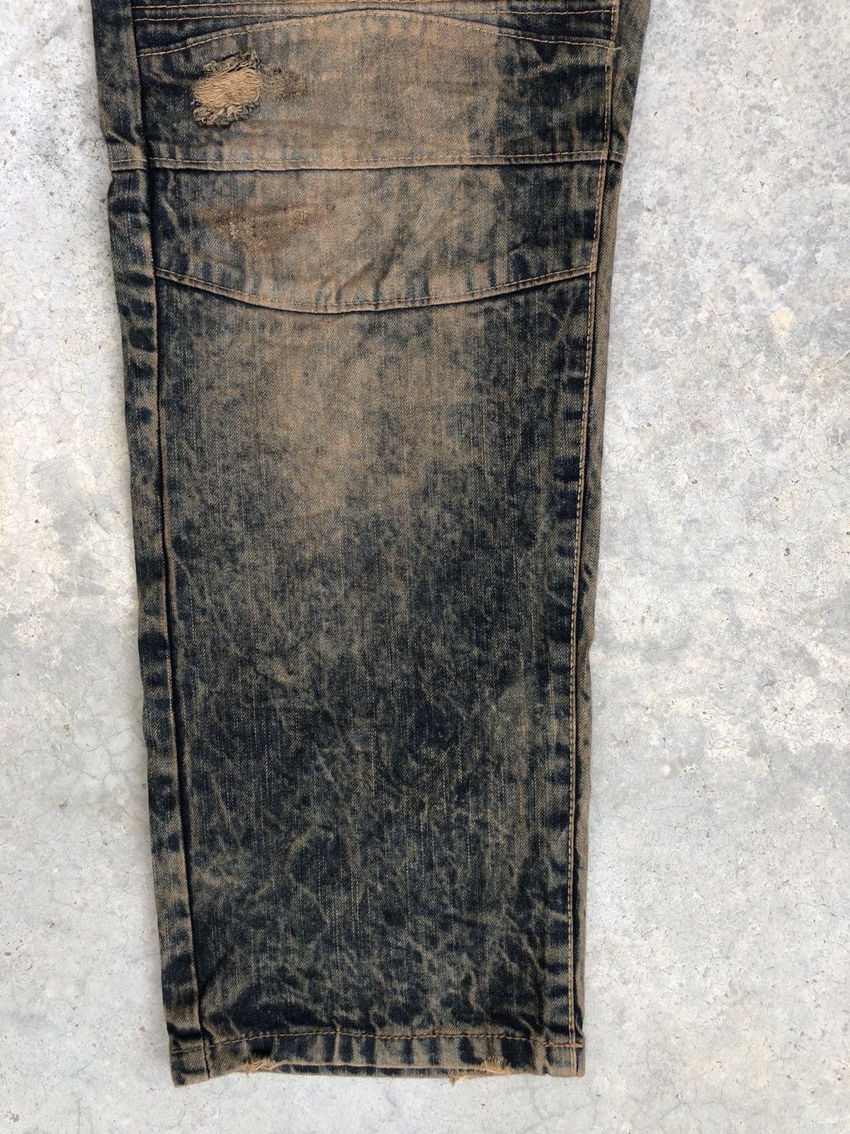 Southpole Southpole Mudwash Distressed Bikers Baggy Jeans Hip hop Size US 44 / EU 60 - 6 Thumbnail