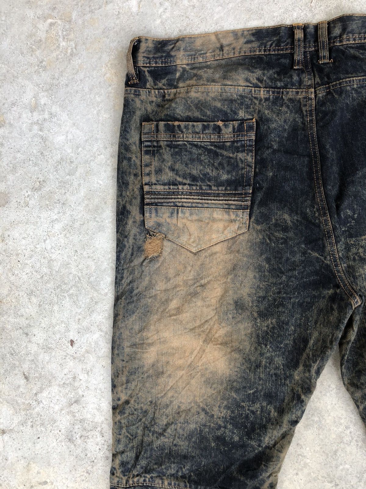 Southpole Southpole Mudwash Distressed Bikers Baggy Jeans Hip hop Size US 44 / EU 60 - 9 Thumbnail