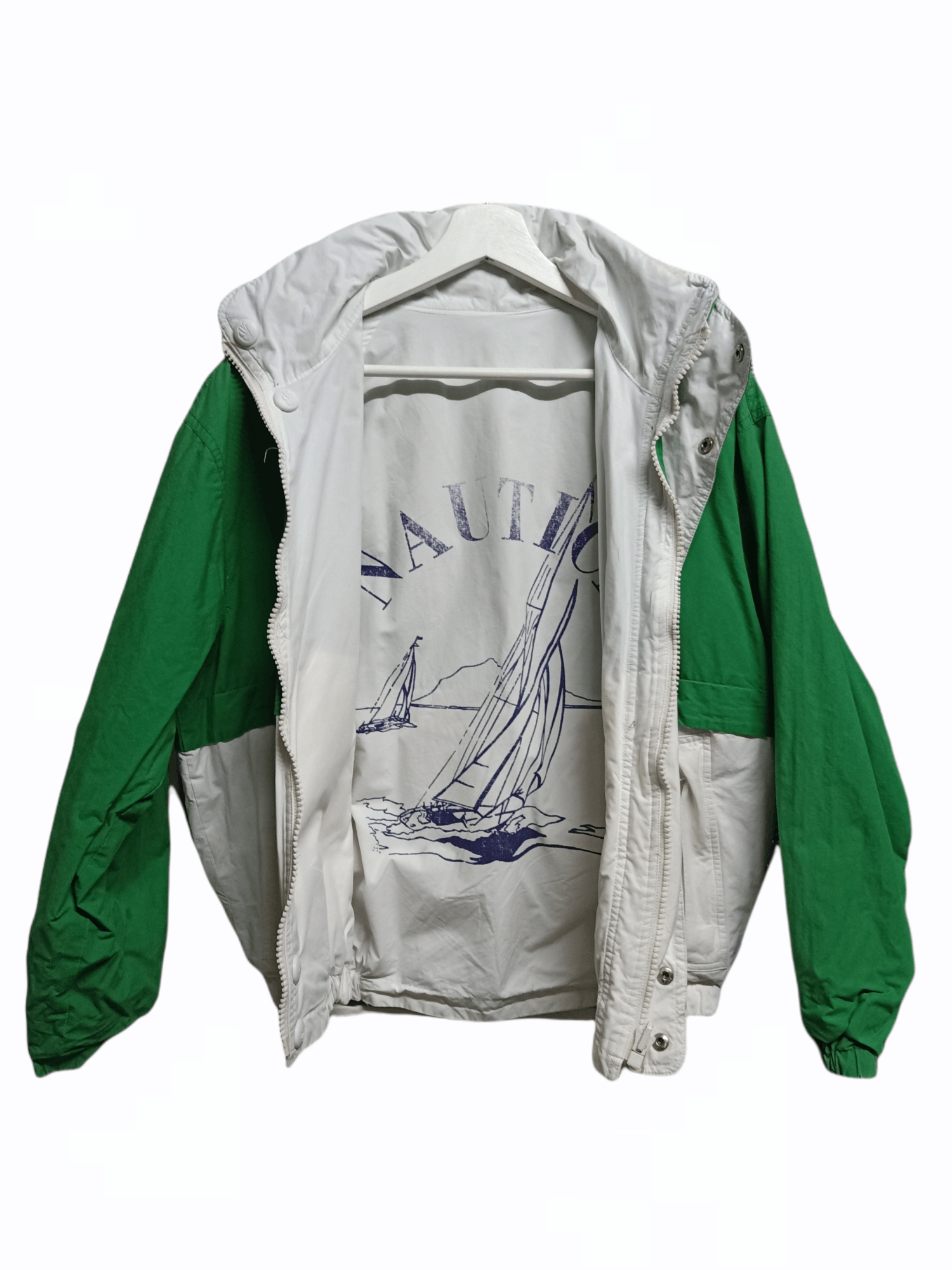 Nautica × Vintage Vtg Reversible Nautica Jacket Size US M / EU 48-50 / 2 - 1 Thumbnail