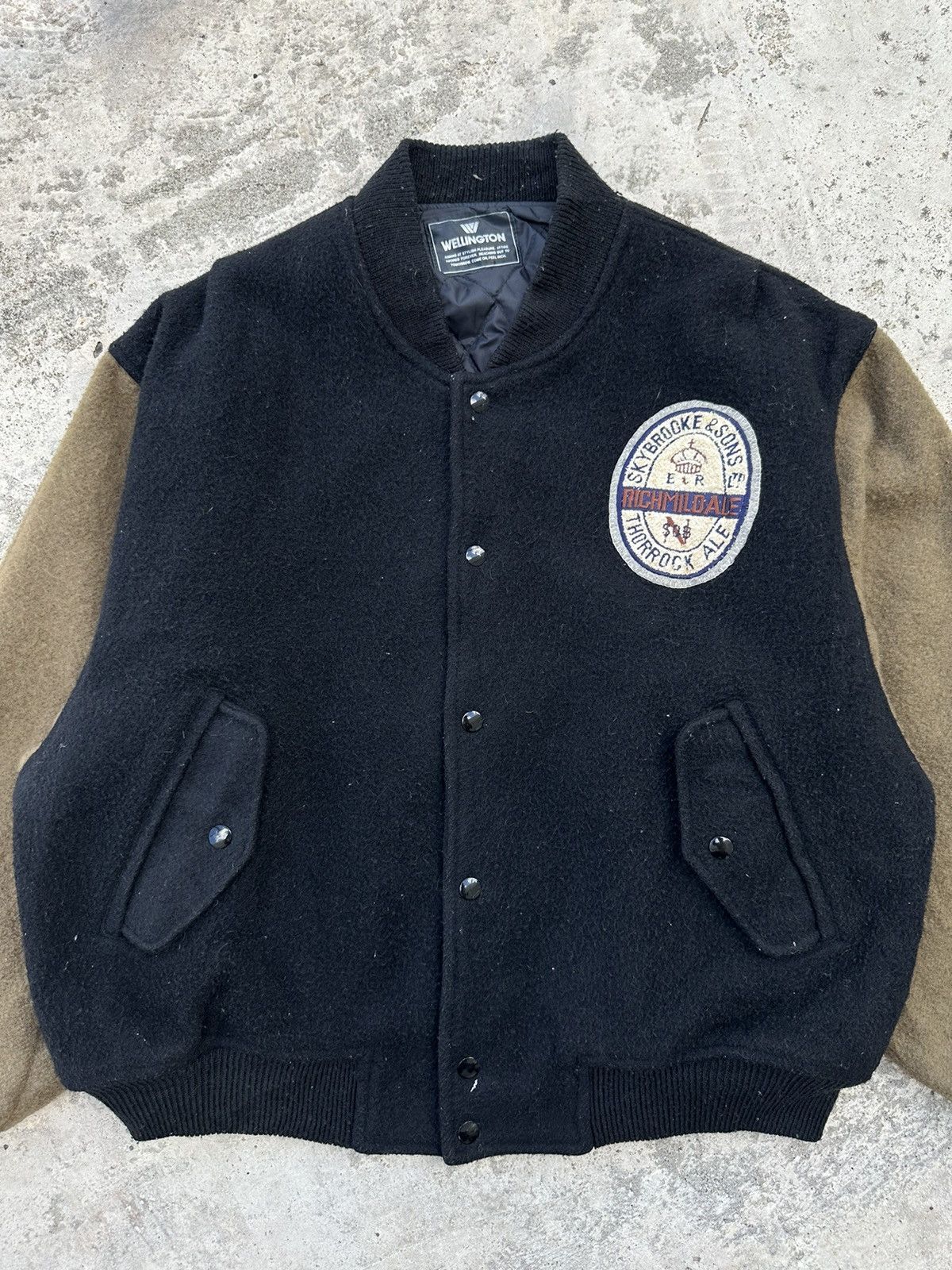 Vintage Vintage 90s Wellington SkyBrooke & Sons Bomber Jacket Size US L / EU 52-54 / 3 - 5 Thumbnail