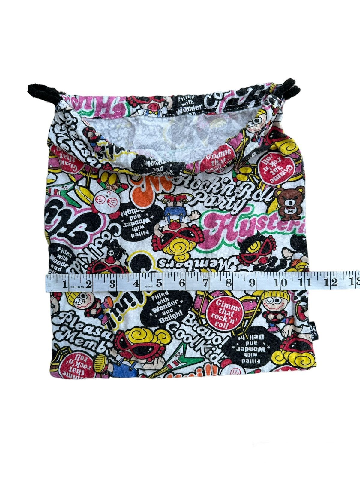 Hysteric Glamour Hysteric Mini Magazine Drawstring Bag Size ONE SIZE - 5 Thumbnail