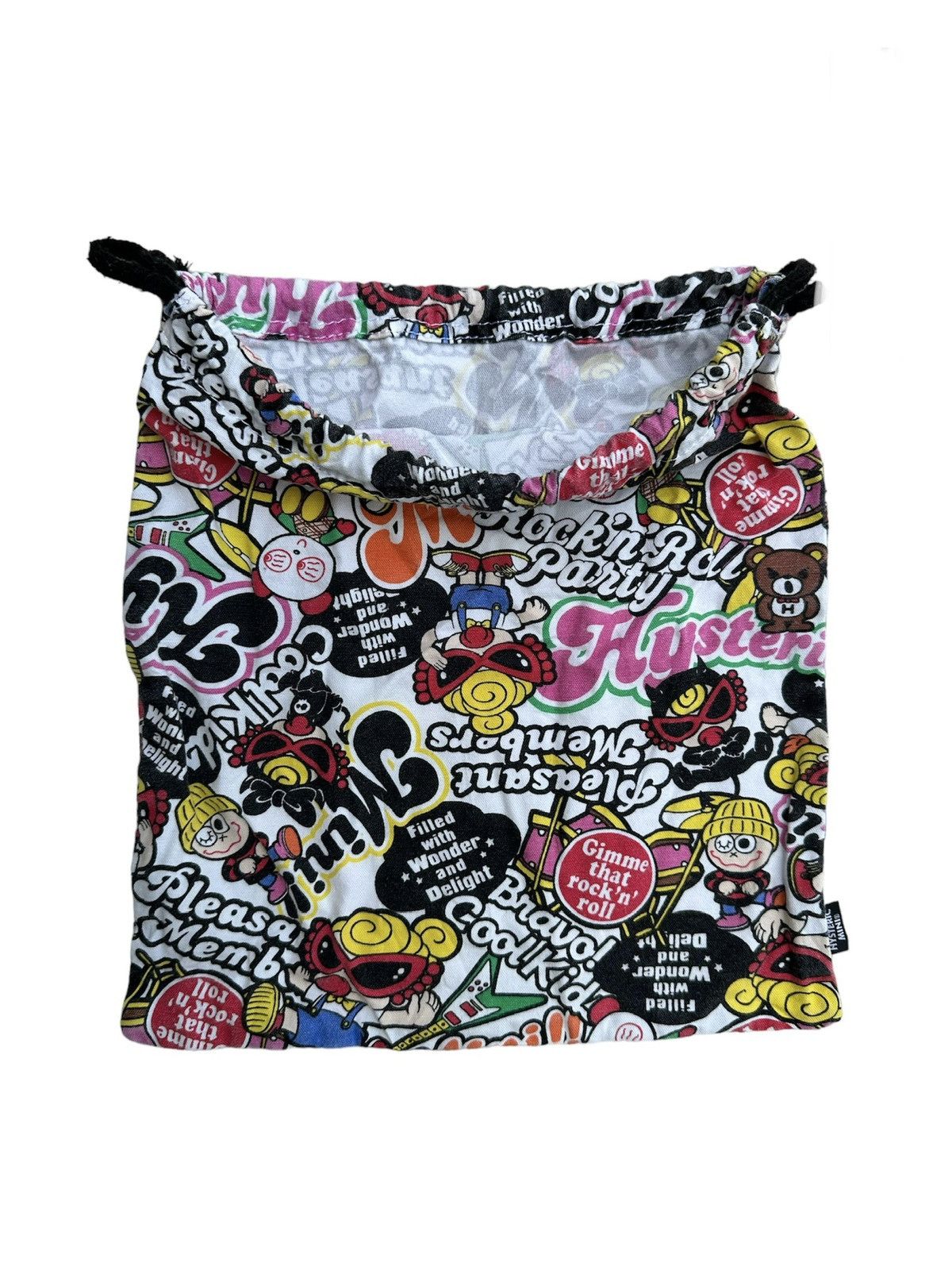 Hysteric Glamour Hysteric Mini Magazine Drawstring Bag Size ONE SIZE - 4 Thumbnail