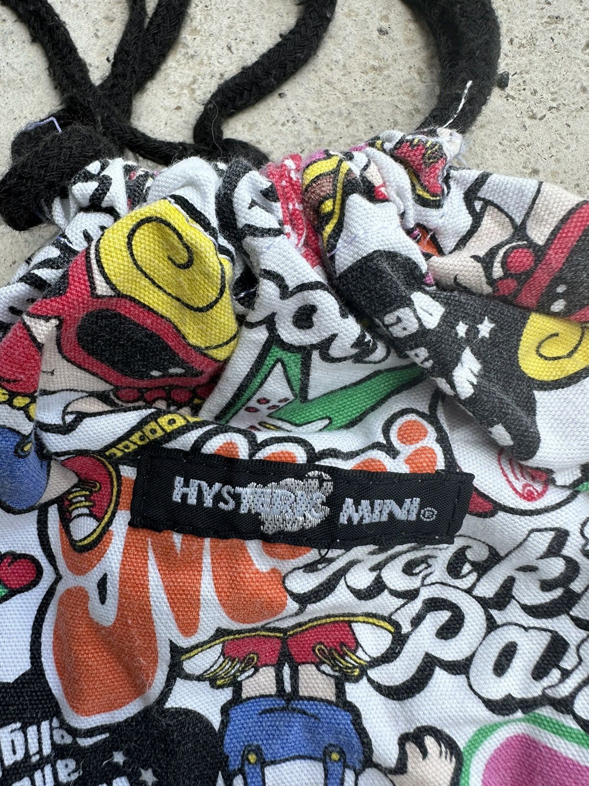 Hysteric Glamour Hysteric Mini Magazine Drawstring Bag Size ONE SIZE - 2 Thumbnail