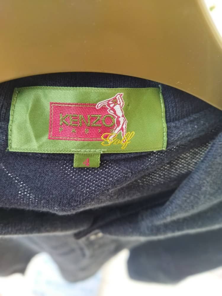 Designer × Kenzo × Vintage 🔐 BIN 🔐 VINTAGE KENZO PARIS GOLF SHIRT Size US XL / EU 56 / 4 - 2 Thumbnail