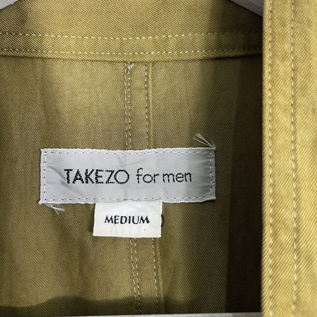 Japanese Brand × Yohji Yamamoto 💥 JAPAN TAKEZO MEN BUTTON JACKET Size US M / EU 48-50 / 2 - 8 Thumbnail