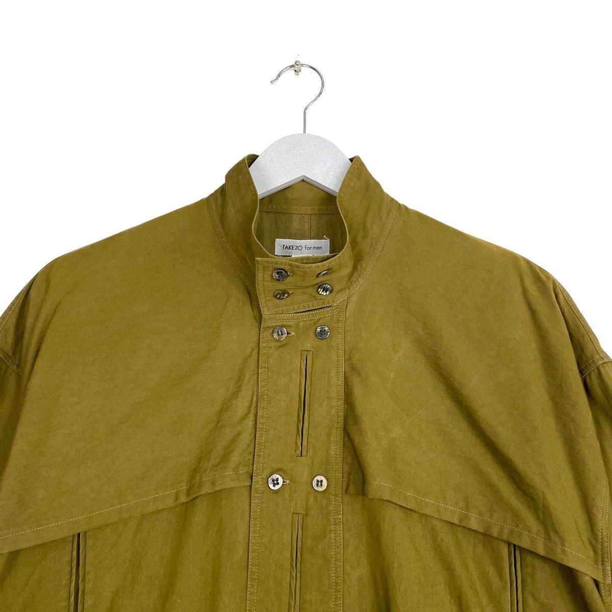 Japanese Brand × Yohji Yamamoto 💥 JAPAN TAKEZO MEN BUTTON JACKET Size US M / EU 48-50 / 2 - 4 Thumbnail