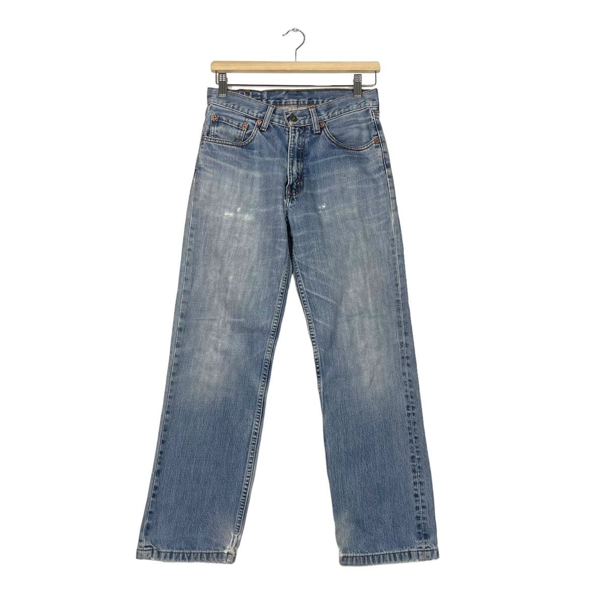 Japanese Brand × Levi's 💥 502 DISTRESSED DENIM JEAN LEVIS Size US 29 - 1 Thumbnail