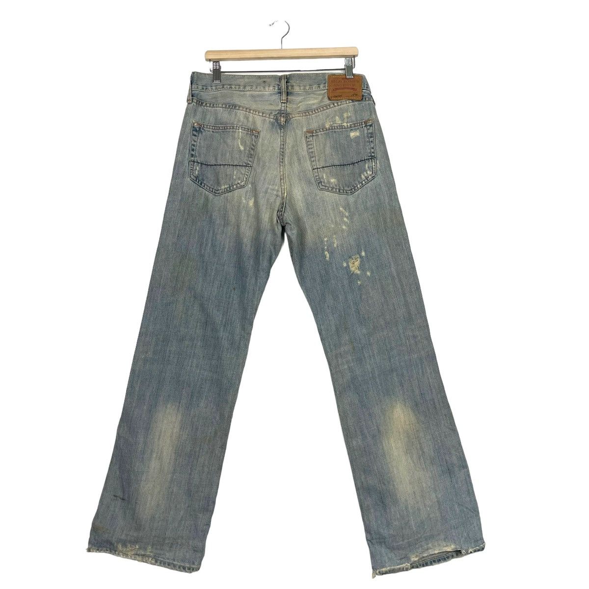 Abercrombie & Fitch × If Six Was Nine 💥 DISTRESSED DENIM PAINTER JEANS Size US 34 / EU 50 - 8 Thumbnail