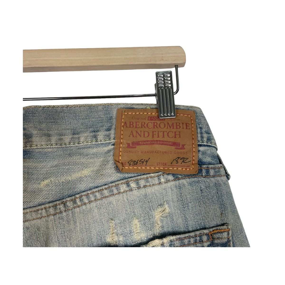 Abercrombie & Fitch × If Six Was Nine 💥 DISTRESSED DENIM PAINTER JEANS Size US 34 / EU 50 - 7 Thumbnail
