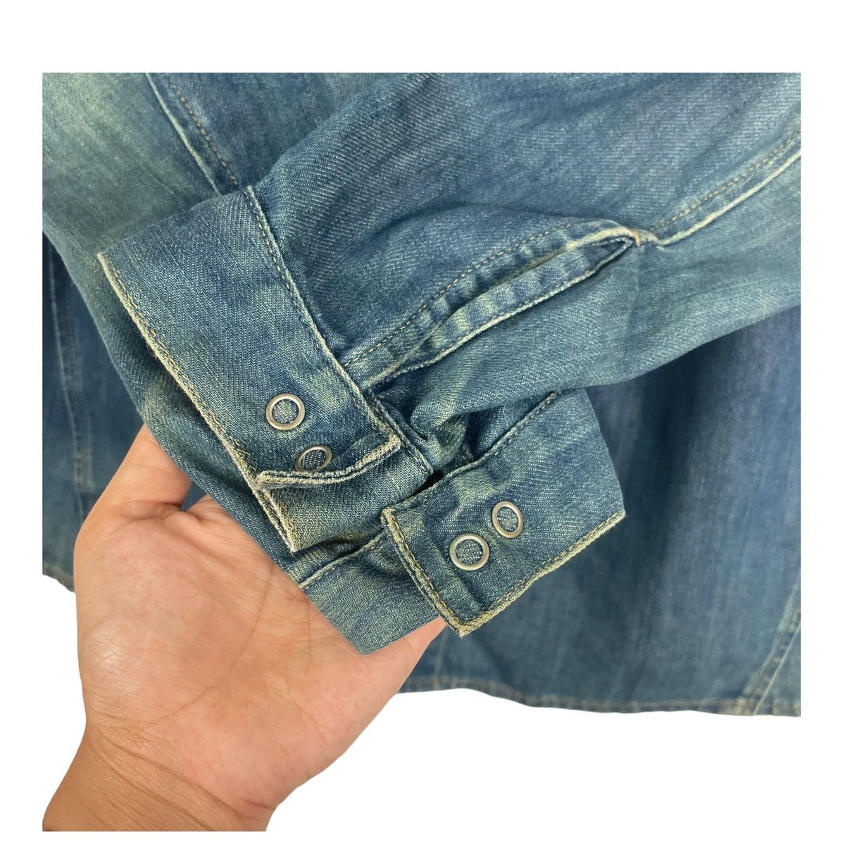 Levi's × Levi's Vintage Clothing × Vintage 💥VINTAGE LEVIS ENGINEERED DENIM BUTTON SHIRT Size US L / EU 52-54 / 3 - 7 Thumbnail
