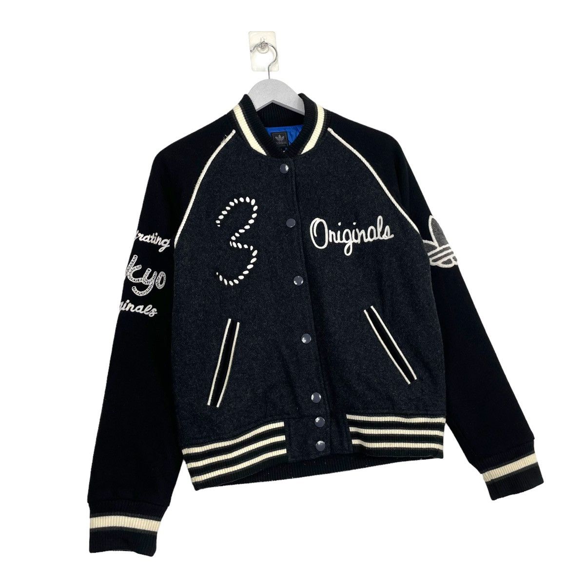 Adidas 💥ADIDAS TOKYO VARSITY BOMBER JACKET STREETSTYLE Size US S / EU 44-46 / 1 - 3 Thumbnail